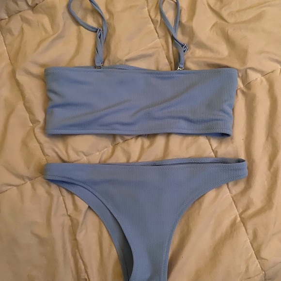 Zaful Other - baby blue bikini